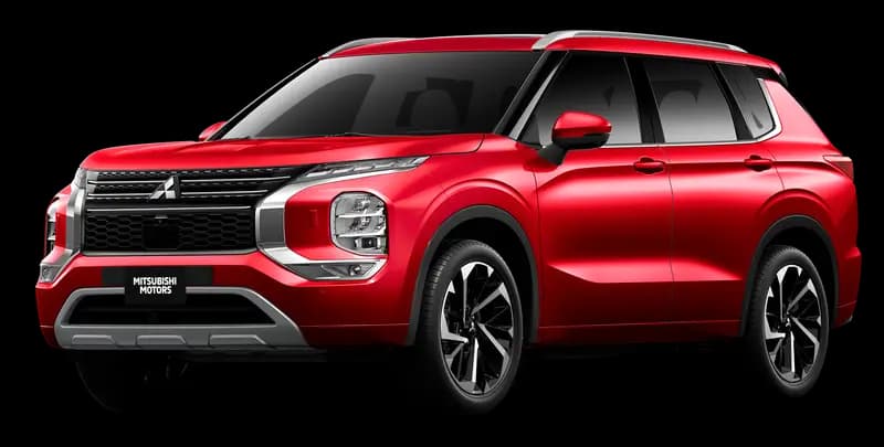 Mitsubishi Outlander en color Red Diamond